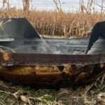 Objeto foi encontrado em uma plantação de milho em Minnesota - Facebook/Stevens County Minnesota Sheriff's Office