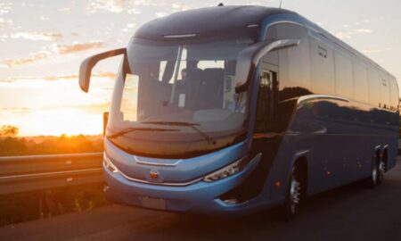 Ônibus da empresa Marcopolo - Reprodução