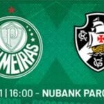 Palmeiras x Vasco - Reprodução/X/Twitter