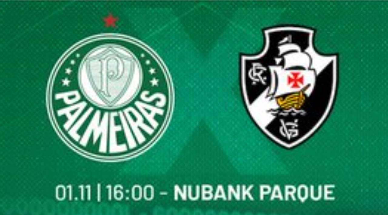 Palmeiras x Vasco - Reprodução/X/Twitter