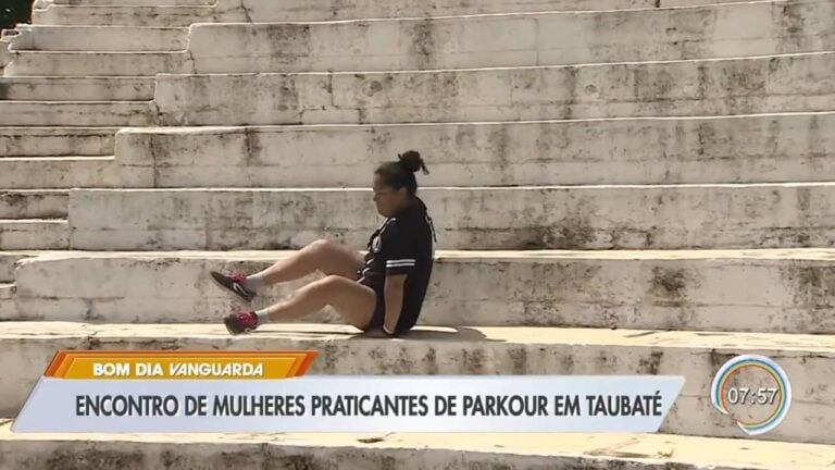 Parkour de Taubaté - Reprodução / TV Vanguarda