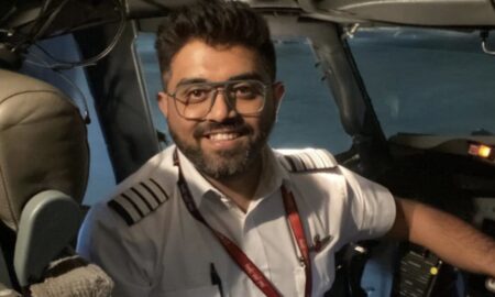 Piloto da Flydubai Smit Machchhar - Reprodução/Embaixada da Índia em Israel