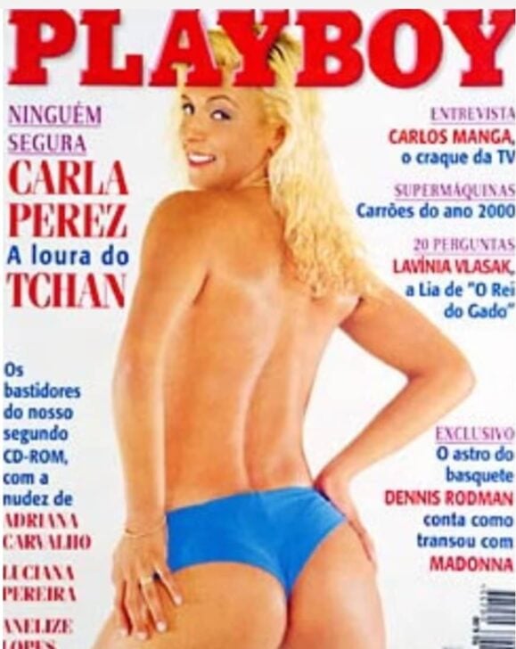 Playboy de Carla Perez de 1996 - Reprodução