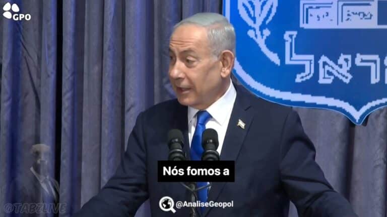 primeiro-ministro de Israel, Benjamin Netanyahu - Divulgação