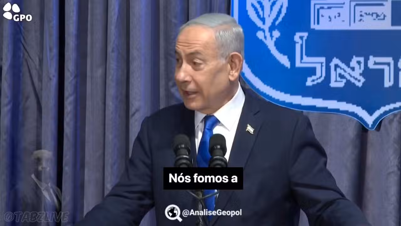 primeiro-ministro de Israel, Benjamin Netanyahu - Divulgação