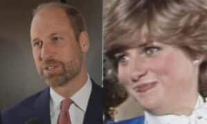 Príncipe William e Diana - Reprodução/Globo