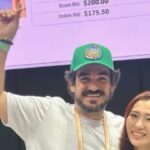 Produtor Luiz Paulo ao lado de Nara Byun, representante da empresa compradora Snow Beans Coffe - Instagram