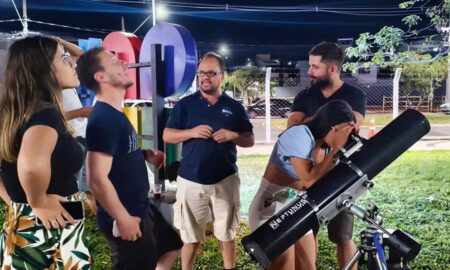 Projeto "Astronomia - Ciência na Rua" - Divulgação