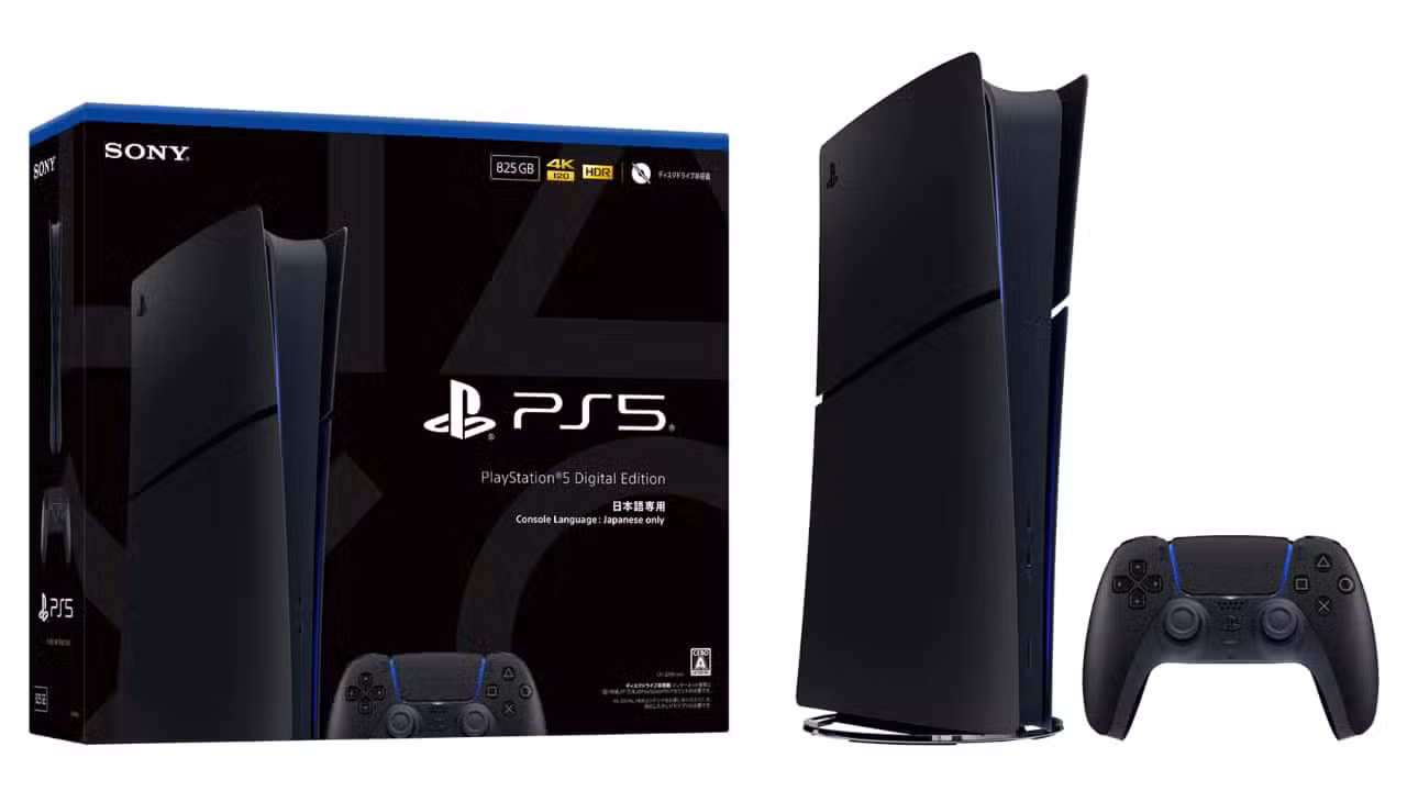 Sony anuncia nova edição do PS5: Digital Midnight Black exclusivo