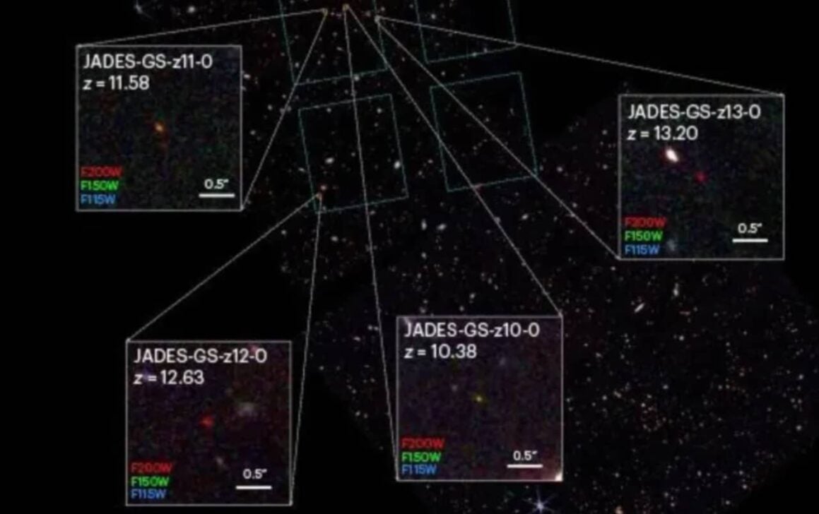 quatro galáxias foram encontradas - Divulgação/NASA