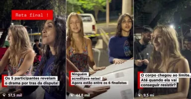 'Reality show' feito por loja de celulares foi transmitido por perfil nas redes sociais - Reprodução/Rede Social