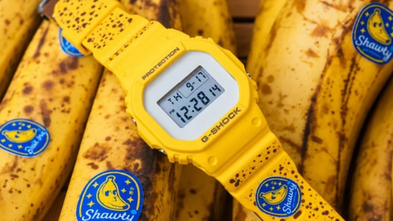 Relógio temático de Banana G-Shock - Divulgação/G-Shock/Bait