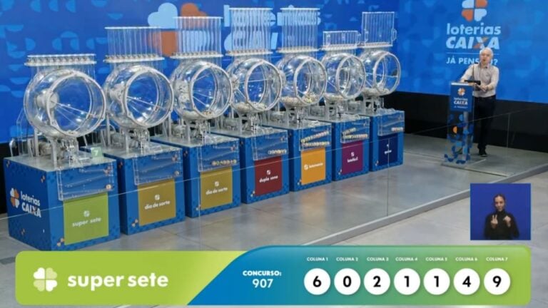 Resultado agora Super sete 907 - Divulgação