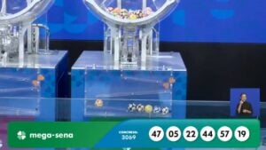 Resultado Mega-Sena 3069 - Divulgação