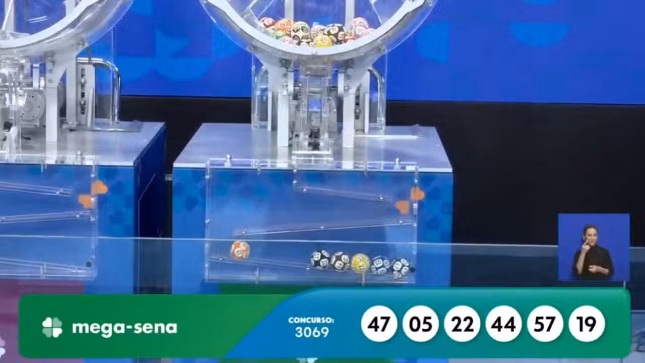 Resultado Mega-Sena 3069 - Divulgação