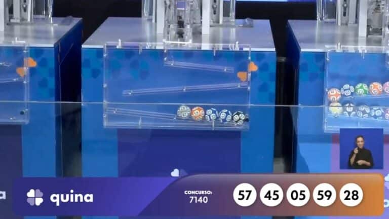 Resultado Quina 7140 - Divulgação
