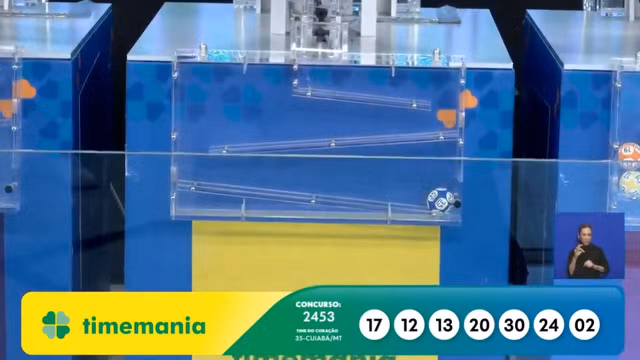 Resultado Timemania 2453 - Divulgação