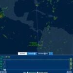 Rota de voo de Flávio Bolsonaro - Reprodução/FlightAware