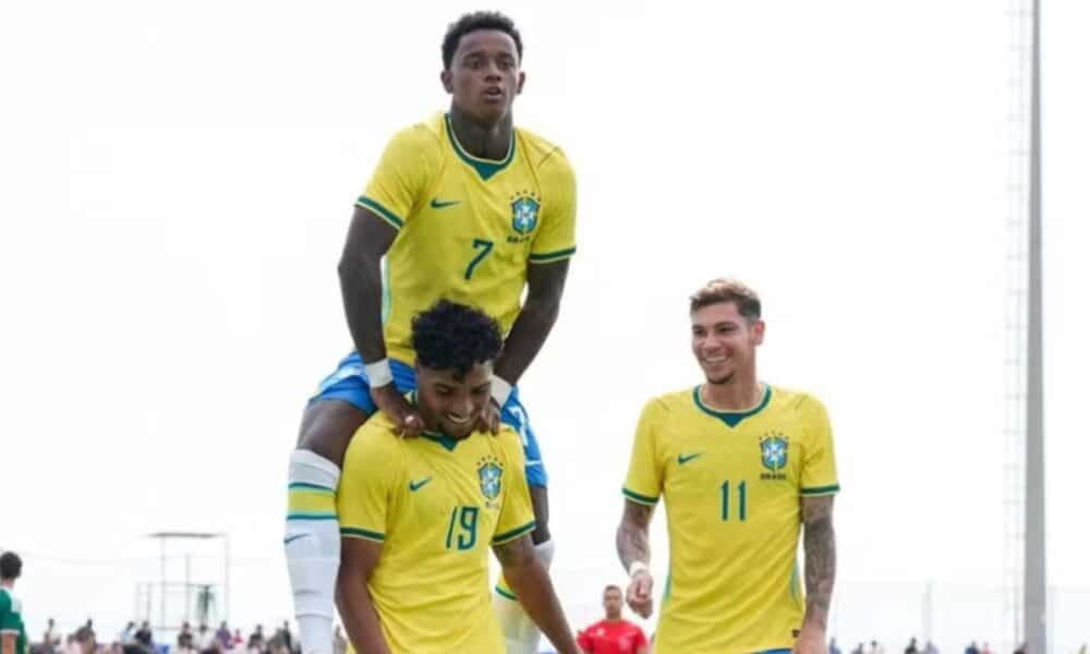 Seleção Brasileira Sub-20 vence México por 4 a 0 e encerra amistosos na Espanha