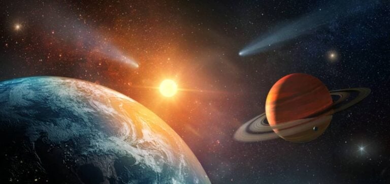 Sistema Solar, Planeta Terra, Saturno - Triff/ shutterstock.com