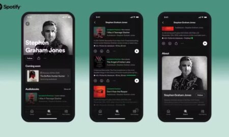 Spotify audiolivros - Reprodução