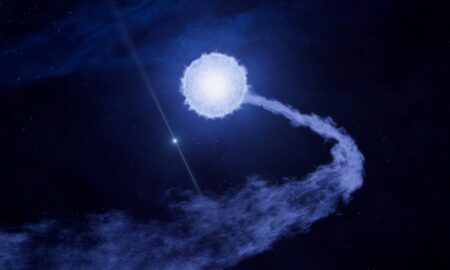Telescopio detecta plasma de vento estelar caindo sobre um pulsar - Reprodução/YouTube/Nasa