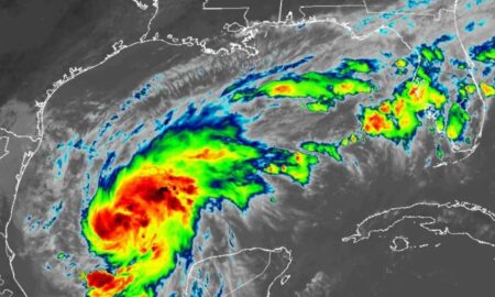 Tempestade tropical Isaías - Reprodução/ NOAA