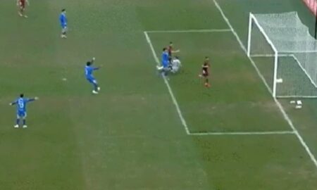 Time faz "dois gols" no mesmo lance - X/Twitter