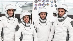 Tripulação da Crew-13, Joshua Kutryk, Luke Delaney, Jessica Watkins e Sergey Teteryatnikov - NASA