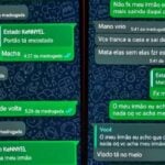 Troca de mensagens com orientações para execução de jovens - Reprodução